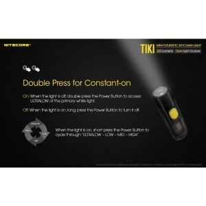 Nitecore TIKI LE - Lanterna Breloc Semnal Rosu-Albastru - Img 11