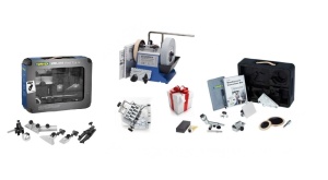 Pachet masina de ascutit, Tormek T-4 si kit TNT-808, HTK-906 si DBS-22 - Img 1