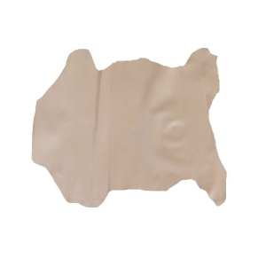 Piele Naturala Vopsita / Captuseala Beige pentru Proiecte Mici