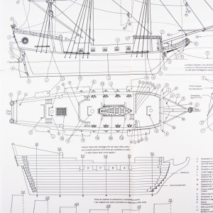 Planuri constructie navomodel, galionul HMS Lyon, Amati Italia - Img 4