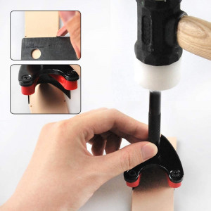 Preducea conica de capat pt curele piele max 30mm latime - Img 3