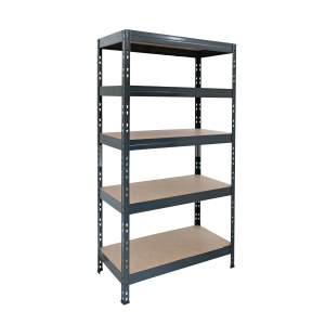 Raft metalic depozitare 180 x 90 x 40 cm, antracit,5 polite, 175 kg/polita