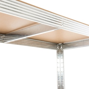 Raft metalic depozitare, 180 x 90 x 40 cm, galvanizat, 5 polite, 175 kg/polita - Img 2