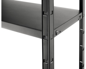 Raft metalic Kaiserthal 85 x 40 x 170 cm, negru, 4 polite - Img 3