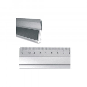 Rigla aluminiu antialunecare 30-100 cm Altera pentru pielarie - Img 5