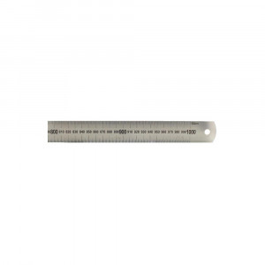 Rigla din inox 1000 mm Hedue pentru masurare si trasare - Img 2