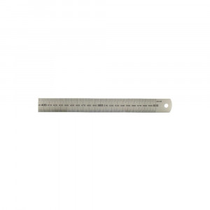 Rigla din inox 600 mm Hedue pentru masurare si trasare - Img 2