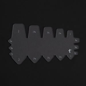 Sablon acrilic pentru capete de curea tesite (Tapered Belt End) - Tandy Leather 3619-00