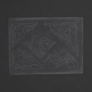Sablon pielarie pentru colturi SHERIDAN - Tandy Leather SUA - Img 2