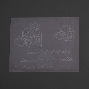 Sablon reutilizabil Craftaid, model Art Deco 2 (Art Deco 2) pentru modelaj piele - Tandy Leather 76648-00 - Img 2