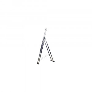 Scara tripla aluminiu universala 3x11 trepte - Img 1
