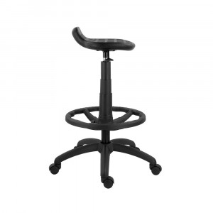 Scaun profesional WORK TAB cu cilindru extra lung si suport picioare plastic - Img 2