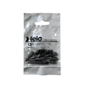 Set 10 biti Felo, seria Industrial profil Philips, C6.3, PH1, 25mm - Img 1