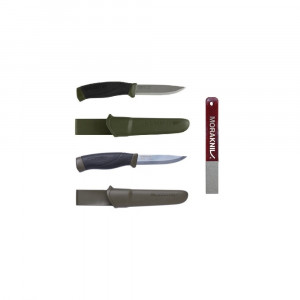 Set 2 cutite bushcraft Companion, Heavy Duty (C) si diamant, Morakniv