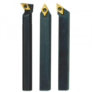 Set 3 cutite de strung cu placute amovibile Proxxon 24556, 10 x 10 x 90 mm, pentru PD 400 - Img 2
