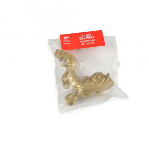 Set 4 delfini din plastic aurit pt sustinrere navomodele, Amati - Img 2