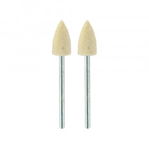 Set biax-uri conice pentru lustruire, din pasla, Proxxon 28801 - Img 4
