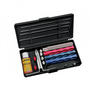 Set, Lanski Universal de ascutire de precizie a cutitelor cu 4 pietre - Img 1