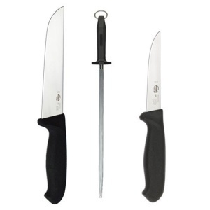 Set negru cutite de macelarit vanat Morakniv Suedia. - Img 1