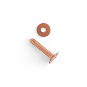 Set nituri cupru pielarie nr. 9, Tandy Leather 19 mm