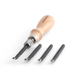 Set tesire rotunjita margini piele 4 in 1- Tandy Leather - Img 3