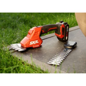 SKIL 0630 CA, Foarfeca pentru taiat iarba 2 in 1, 120x200 mm, cu doua lame, doar corpul - Img 10