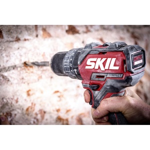 SKIL 3075 HA masina de gaurit cu percutie, 0-500/0-1800/min, compact Brushless, geanta de transport+set de 6 biti, incarcator, 2xAccu - Img 6