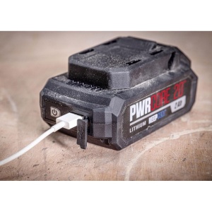 SKIL 3130 AA, Acumulator Li-Ion 20V Max, 2.0Ah, PWRCORE 20, port USB, indicator LED - Img 3