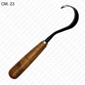Spatula cu maner pentru sculptura in gips 23 cm, Milani Utensili - Img 2