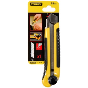 Stanley 0-10-425 Cutter DynaGrip 25mm cu Blocare Lama prin Roata - Img 8