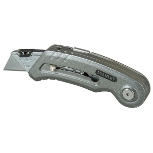 Stanley 0-10-813, Cutit uilitar sport Quickslide, lama cu zimti + slider cu lama de zinc, 120mm - Img 5