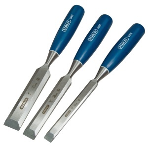 Stanley 0-16-128, set 3 dalte 5002 pentru lemn, 12, 18 si 25mm, blister - Img 1