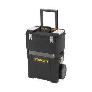Stanley 1-93-968, Sistem modular pentru scule 2 in 1 Mobile Work, rulabil, maner rabatabil - Img 1