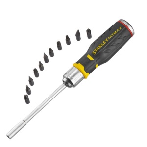Stanley FMHT0-62690, surubelnita multibit cu clichet si 12 biti de prindere - Img 1