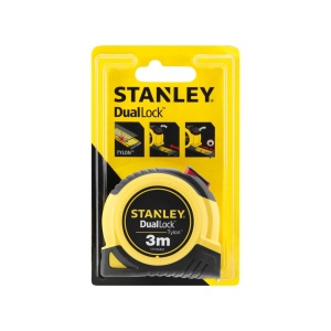 Stanley STHT36802-0, ruleta tylon cu dubla blocare 3m, acoperire Tylon, maner ergonomic, 3m x 13mm, blister - Img 6