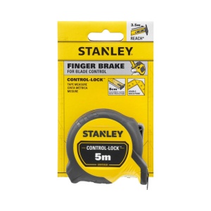 Stanley STHT37231-0, Ruleta 5m CONTROL-LOCK™, BladeArmor®, protectie din cauciuc, frana de deget, magnet detasabil, rupere la 3.5m, tru-zero, 5m x 25mm - Img 5
