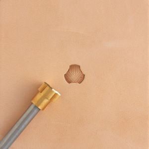 Stanta de embosare din alama, model tri-weave (Triweave) - Tandy Leather 8900-05