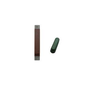 Strop din piele fina tabacita vegetal cu maner plat SDPMPC1 (33 cm, suprafata 25 x 5 cm, cu pasta) - Img 3