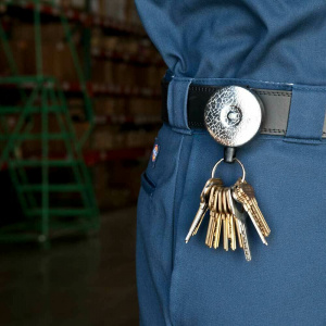 Suport de chei retractabil cu cablu kevlar de 120 cm, Key-Bak - Img 3