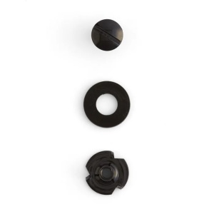 Surub cu piulita negru, set 4 buc. Tandy Leather - Img 3