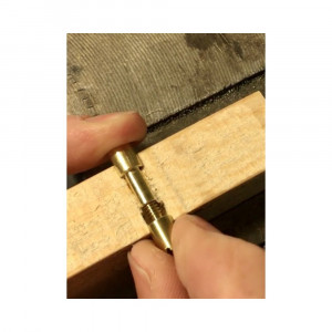 Surub tip Corby din alama nichelata pentru plasele cutit - Img 4