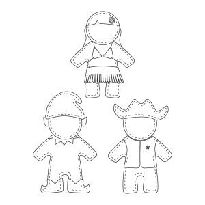 Tipar hartie breloace Tandy Tots (Tandy Tots) - Tandy Leather 56464-00