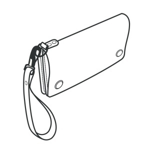 Tipar hartie portofel Roper cu capsa (Roper Snap Wallet) - Tandy Leather 56424-00