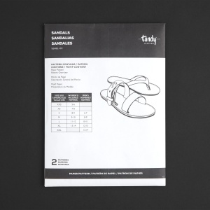 Tipar hartie sandale (Sandal) - Tandy Leather 56461-00 - Img 2