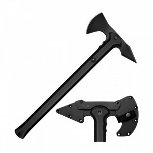 Tomahawk Cold Steel Trench Hawk 1055 Carbon Steel (Black / OD Green / Flat Dark Earth) - Img 4