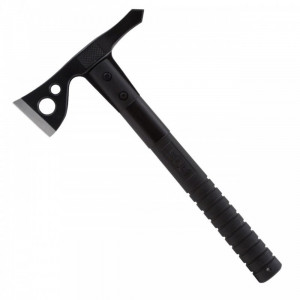 Tomahawk tactic SOG FastHawk Black, otel inoxidabil 420, muchie 51 mm - Img 6