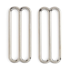 Trecatori (strap slides), nichel 50 mm sau cupru 25-38 mm, set 2 buc - Tandy Leather