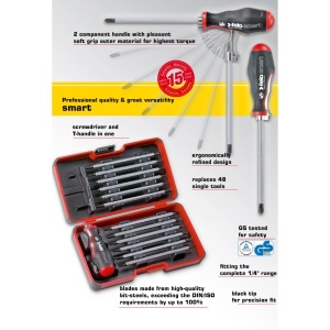 Trusa de surubelnite, Felo SMART, 1/4", 13 piese - Img 5