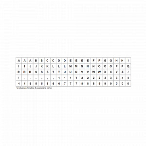 Trusa pastile cifre si litere Euro Type 165 - Img 2