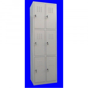 Vestiar metalic cusetat 2x3 cusete "MAXI" , 600x450x1800 mm
